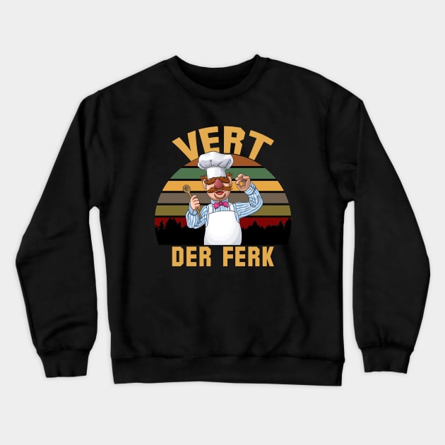 vert der ferk Crewneck Sweatshirt by neilholman